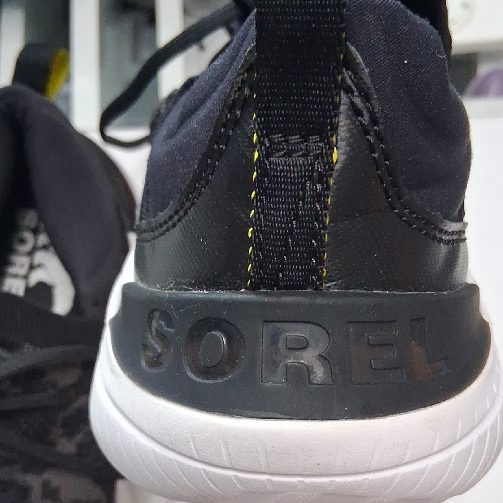 Sorel Black and Gray Knit Sneakers - Picture 4 of 4